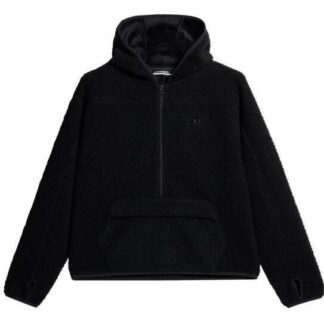 J.Lindeberg Delise Pile Hoodie Black Black S