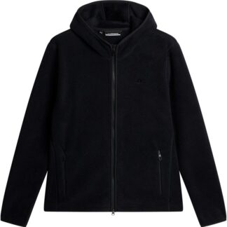 J.Lindeberg Seymor Fleece Zip Hood Black Black S