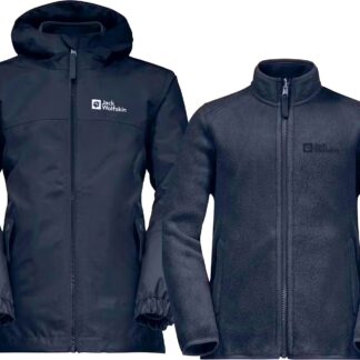 Jack Wolfskin Girl's Iceland 3in1 Jacket flickors