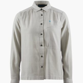 Klättermusen Helheim LS Shirt W's Smoke Grey-Clay Smoke Grey-Clay M