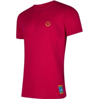 La Sportiva Climbing on the Moon T-Shirt M Fucsia/Giallo Fucsia/Giallo M