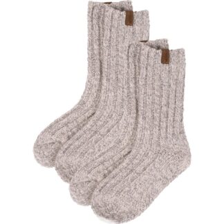 Lindberg Ragge Sock, 2-P Grey Melange Grey Melange 34/36