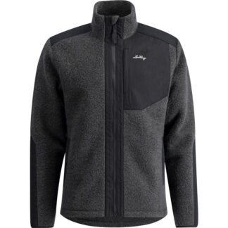 Lundhags Saruk Wool Pile Mid Full Zip M Charcoal - S