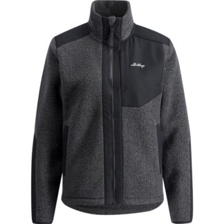 Lundhags Saruk Wool Pile Mid Full Zip W Charcoal - XS