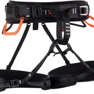 Mammut Ophir 4 Slide Harness Black/safety Orange M-XL
