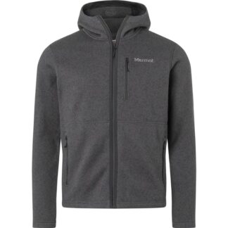 Marmot Drop Line Full Zip Hoody Black Heather Black Heather S