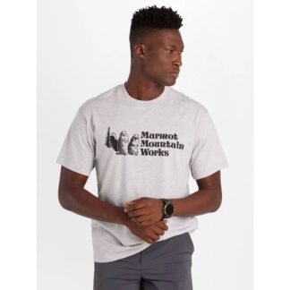 Marmot Mmw Tee Ss Light Grey Heather S