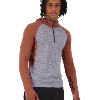 Mons Royale Men's Temple Merino Long Sleeve Hood luvtröja