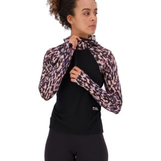 Mons Royale Women's Bella Merino Long Sleeve Hood huvtröja med baslager