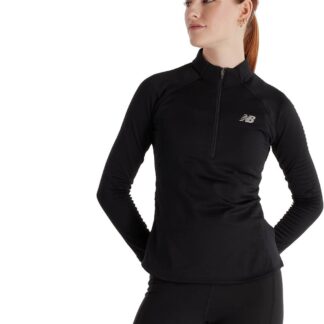 New Balance Women's Athletic Heat Grid Halfzip mellanlager