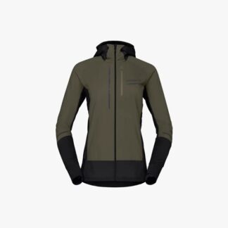 Norrøna Senja Alpha90 Zip Hood W's Olive Night
