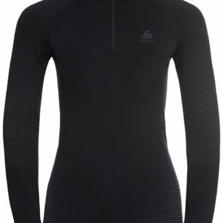 Odlo Women's PERFORMANCE WARM ECO ½ Zip Turtleneck Base Layer Top