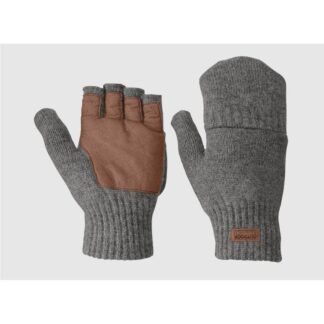 Outdoor Research Men'S Lost Coast Fingerless Mitts Pewter Pewter S