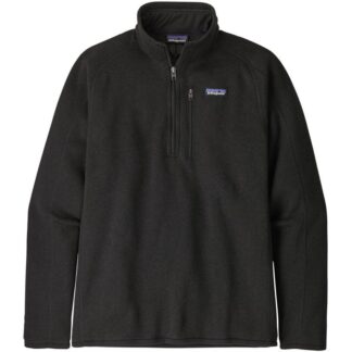 Patagonia M's Better Sweater 1/4 Zip Black Black S