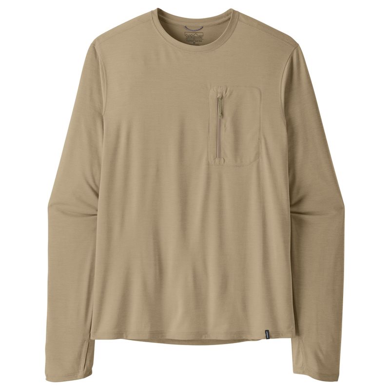 Patagonia M's L/S Cap Cool Sun Shirt Seabird Grey - Light Seabird Grey X Seabird Grey - Light Seabird Grey X S