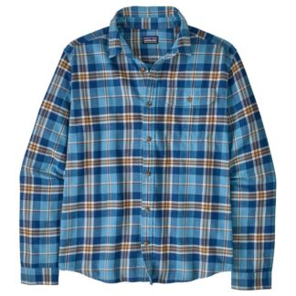 Patagonia M's L/S LW Fjord Flannel Shirt Prime: Shore Blue - M