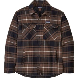 Patagonia M's LW Insulated Fjord Flannel Shirt Molasses Brown - S