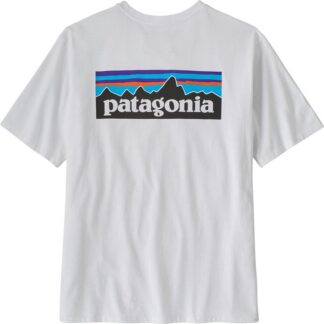 Patagonia M's P-6 Logo Responsibili-Tee White - XS