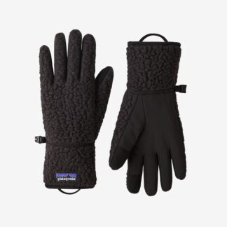 Patagonia Retro Pile Gloves Black Black S