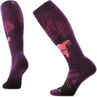 Smartwool Women's Ski Full Cushion Alpine Auroras Purple Iris Purple Iris S