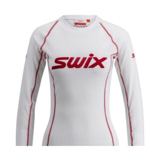 Swix RaceX Classic Long Sleeve W Bright White/Swix Red Bright White/Swix Red XS