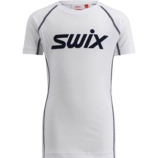 Swix RaceX Classic Short Sleeve Jr Bright White/ Dark Navy - 140