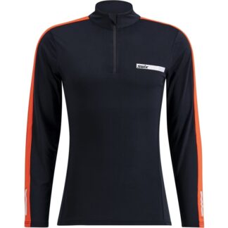 Swix Roadline NTS Half Zip Baselayer Top M Black/Fiery Red - S