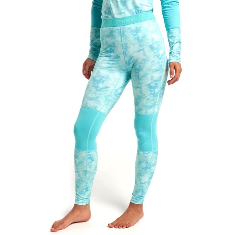 Tenson Baselayer Tights Women Nebulosa - Turquoise