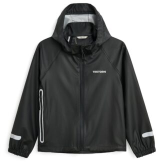 Tretorn Kids Packable Rainbreaker Set Black - 122/128