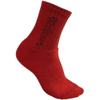 Woolpower Kids Socks Classic Logo 400 Autumn Red Autumn Red 22-24