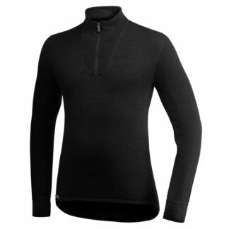 Woolpower Zip Turtleneck 400 Black