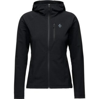 Black Diamond W Coefficient Storm Fz Hoody Black - L