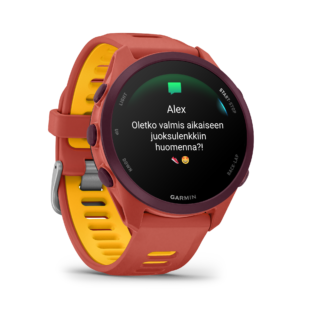 Garmin Forerunner 170 Music Red Pink/Mango sportklocka