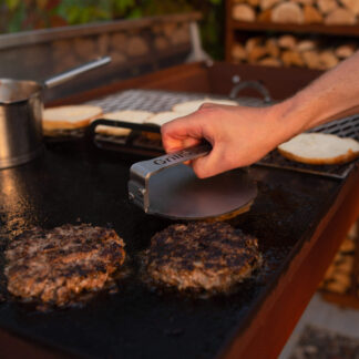 GrillSymbol Smashed Burger Press Rostfritt stål