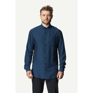 Houdini M's Tree Longsleeve Shirt Big Blue Light - XL