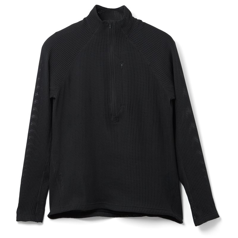 Houdini W's Pace Flow Half Zip True Black - S
