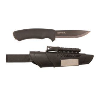 Morakniv Bushcraft survival svart kolstål