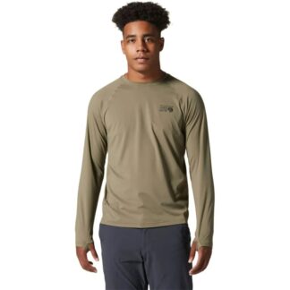 Mountain Hardwear Crater Lake Long Sleeve Crew Stone Green - M