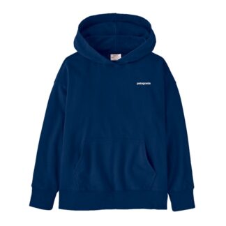 Patagonia K's Hoody Sweatshirt P-6 Logo: New Navy - XXL