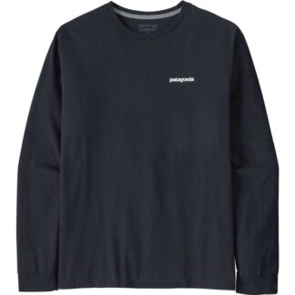 Patagonia M's L/S P-6 Logo Responsibili-Tee New Navy - S