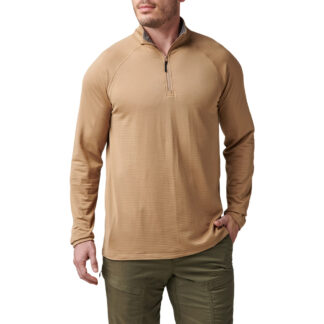 5.11 Stratos 1/4 Zip Tröja Coyote - S