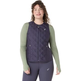 Asics Nagino Run Padded Gilet Women Indigo Fog - S