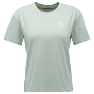 Black Diamond W Heritage Badge Ss Tee Agave - S
