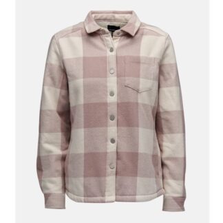 Black Diamond W Project Lined Flannel Pale Mauve/Off White Plaid - XS
