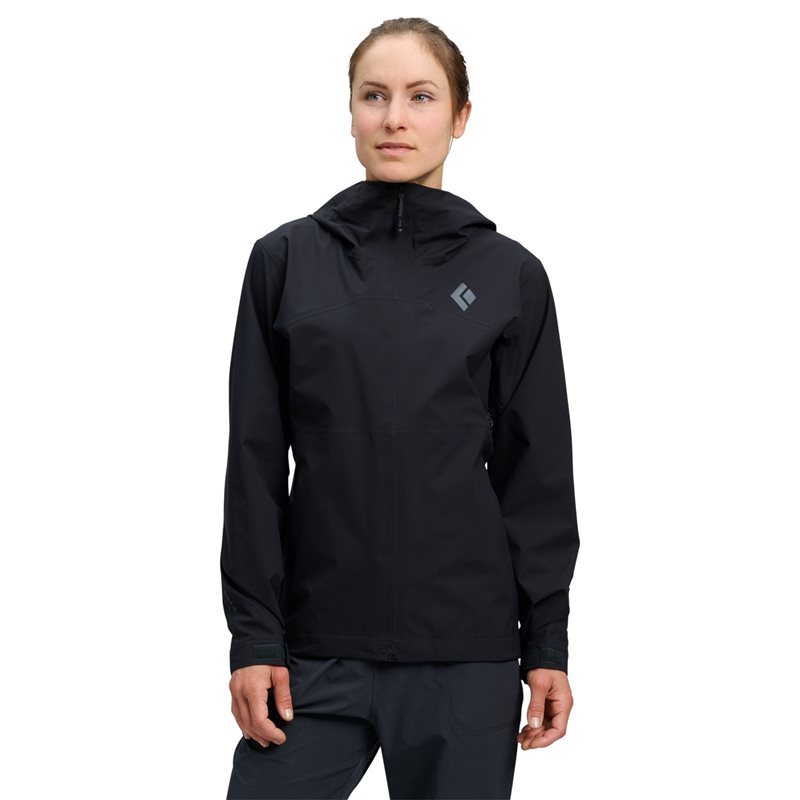 Black Diamond W Strataline Stretch Shell Black - S