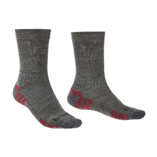 Bridgedale Hike Lightweight Merino Performance Grå/Röd - S