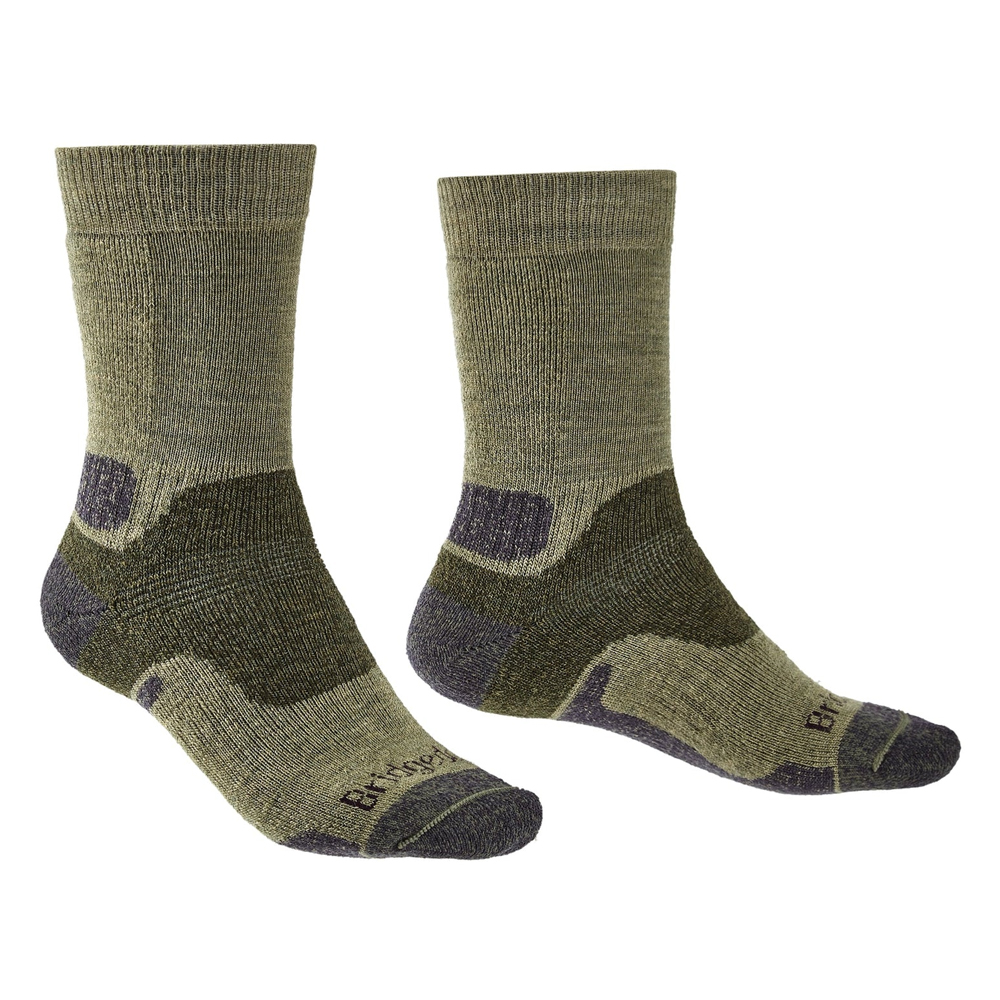 Bridgedale Hike Midweight Merino Performance Herr Grön - S