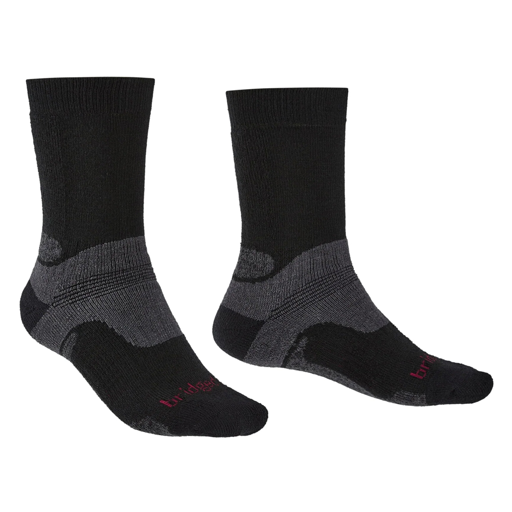 Bridgedale Hike Midweight Merino Performance Svart - S