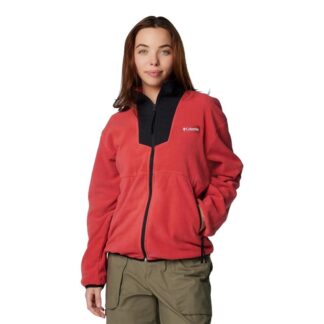 Columbia Sequoia Grove Full Zip Fleece Daredevil, Black - S