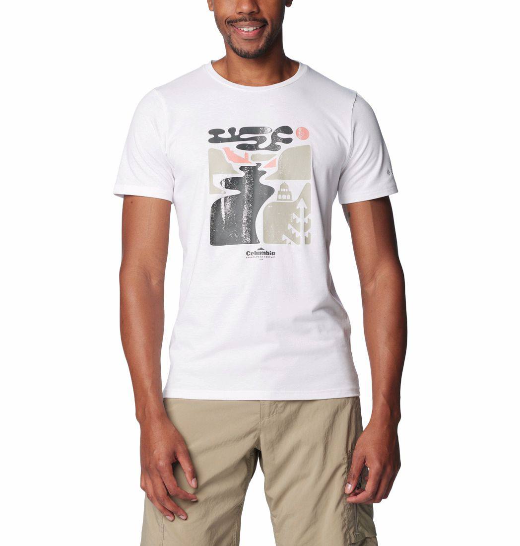 Columbia Sun Trek Graphic SS Tee herr-